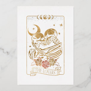 El Gótico de Halloween con la tarjeta Tarot de los