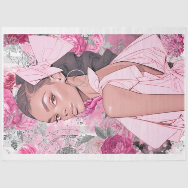 El gótico Shabby Glam Un Papel De Desnudo (Anverso)