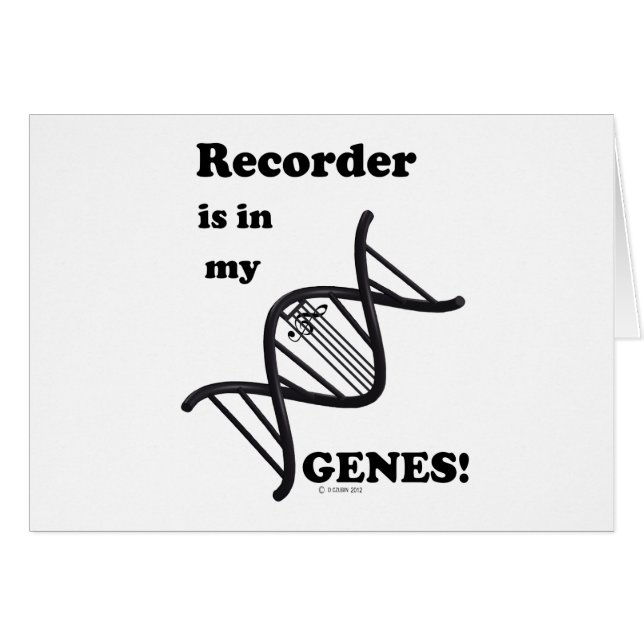 El grabador está en mis genes (Anverso (Horizontal))