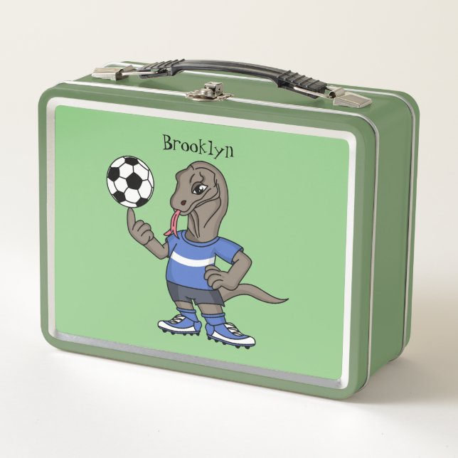 El gracioso personalizado de fútbol del dragón Kom (Anverso)