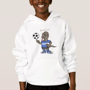 El gracioso personalizado de fútbol del dragón Kom