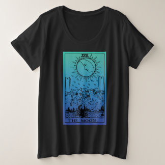 El gradiente de la tarjeta Moon Tarot Plus T-Shirt