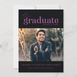 EL GRADUADO ATREVIDO | INVITACIÓN DE GRADUACIÓN CO