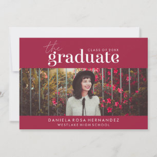 EL GRADUADO ATREVIDO INVITACIÓN DE GRADUACIÓN CO