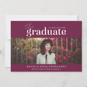 EL GRADUADO ATREVIDO INVITACIÓN DE GRADUACIÓN CO