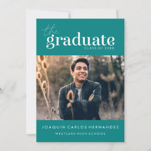 EL GRADUADO ATREVIDO INVITACIÓN DE GRADUACIÓN CO