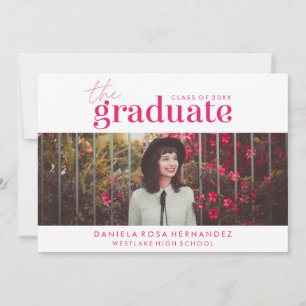 EL GRADUADO ATREVIDO INVITACIÓN DE GRADUACIÓN CO