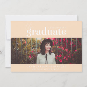 EL GRADUADO ATREVIDO INVITACIÓN DE GRADUACIÓN CO