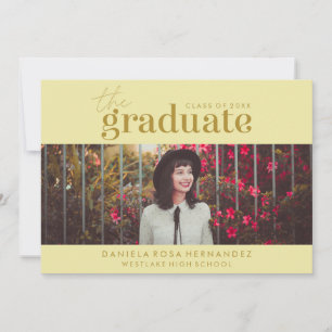 EL GRADUADO ATREVIDO INVITACIÓN DE GRADUACIÓN CO