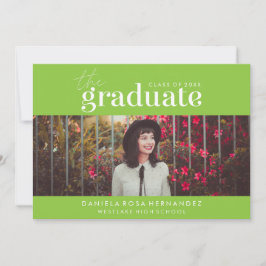 EL GRADUADO NEGRO | INVITACIÓN DE GRADUACIÓN DE FO