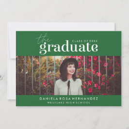 EL GRADUADO NEGRO | INVITACIÓN DE GRADUACIÓN DE FO