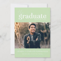 EL GRADUADO NEGRO | INVITACIÓN DE GRADUACIÓN DE FO