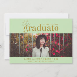 EL GRADUADO NEGRO | INVITACIÓN DE GRADUACIÓN DE FO
