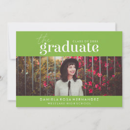 EL GRADUADO NEGRO | INVITACIÓN DE GRADUACIÓN DE FO