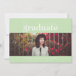 EL GRADUADO NEGRO | INVITACIÓN DE GRADUACIÓN DE FO