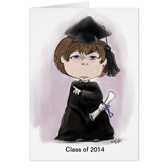 ¡El Graduado! Tarjeta en blanco (Frente)