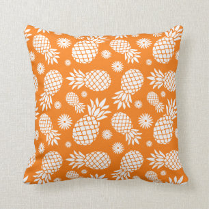 El gráfico de la piña florece la almohada