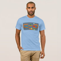 El gráfico sirve la camiseta