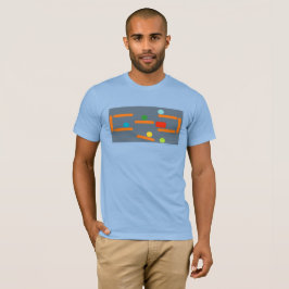 El gráfico sirve la camiseta