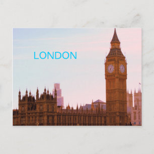 El gran Ben y la postal del Parlamento británico