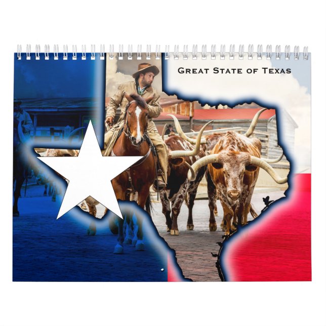 El gran calendario del estado de Texas (Tapa)