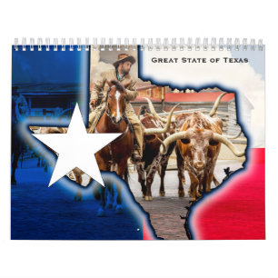 El gran calendario del estado de Texas