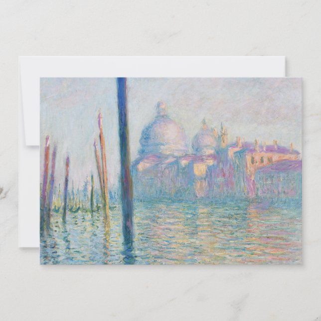 El Gran Canal | Claude Monet (Anverso)