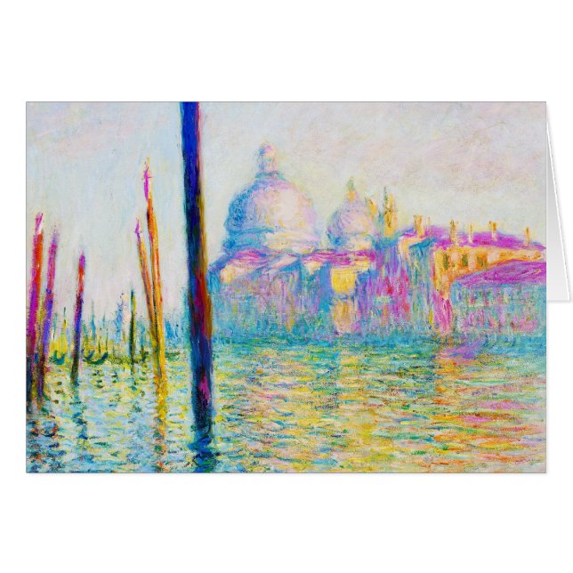 El Gran Canal en Venecia Claude Monet (Anverso (Horizontal))