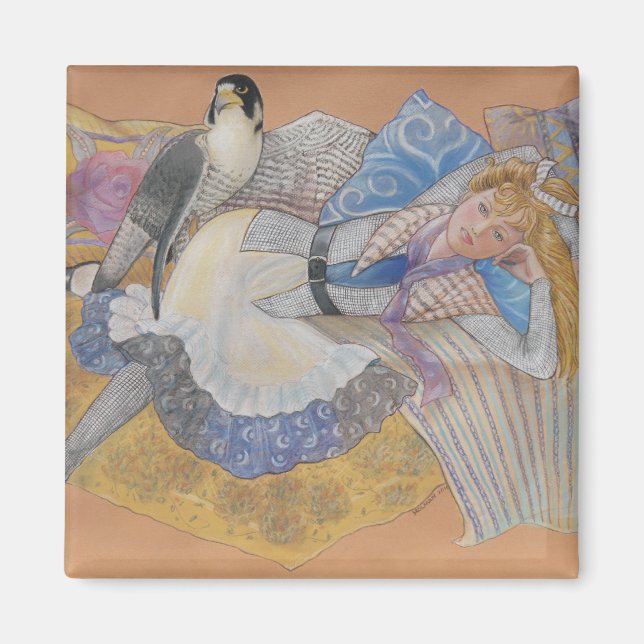 El gran imán halcón peregrino (Frente)