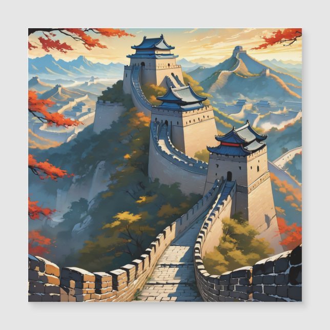 el gran muro de china Art (Anverso)