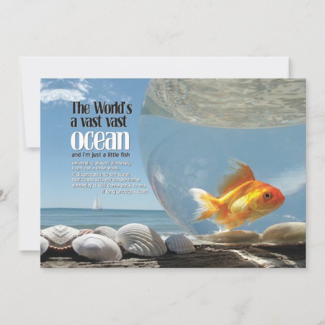 el gran océano del mundo | mini-impresión (Anverso)