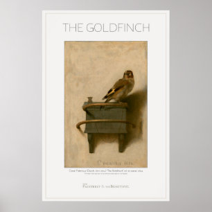 El gran Poster de arte Goldfinch 24x36