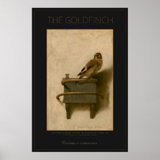 El gran Poster de arte Goldfinch 24x36