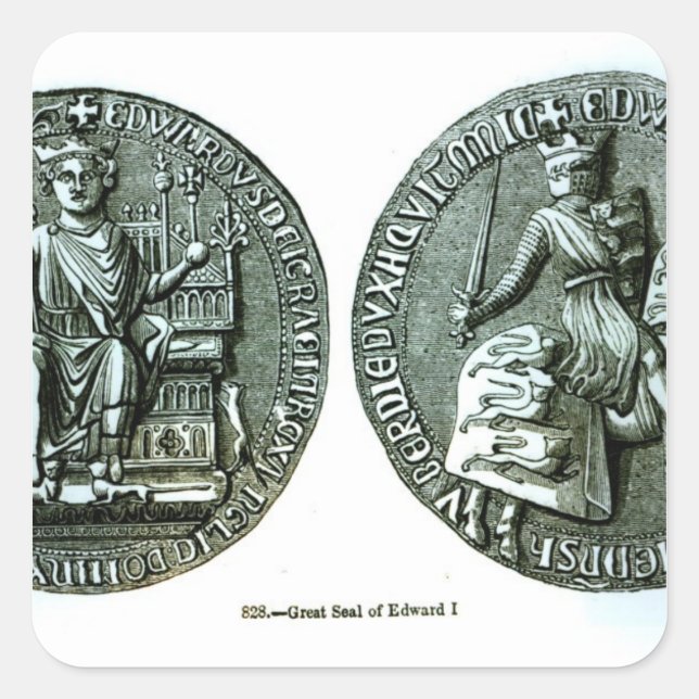 El gran sello de Edward I (Anverso)