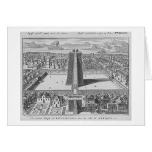 El gran templo de Vitsliputsli en Ciudad de