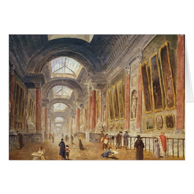 El grande Galerie del Louvre (Anverso (Horizontal))