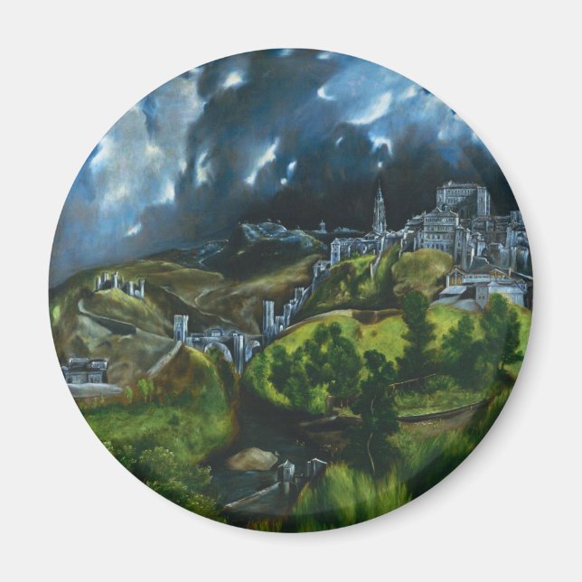 El Greco vista del imán Toledo (Frente)