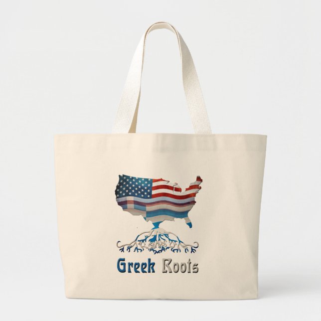 El Griego americano arraiga la bolsa de asas (Frente)