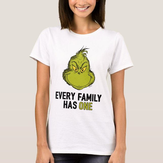 El Grinch | Cada Familia Tiene Una Camiseta (Anverso)