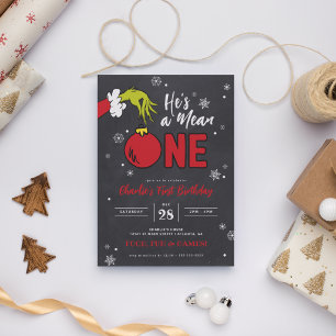 El Grinch es un pusilánime primer cumpleaños