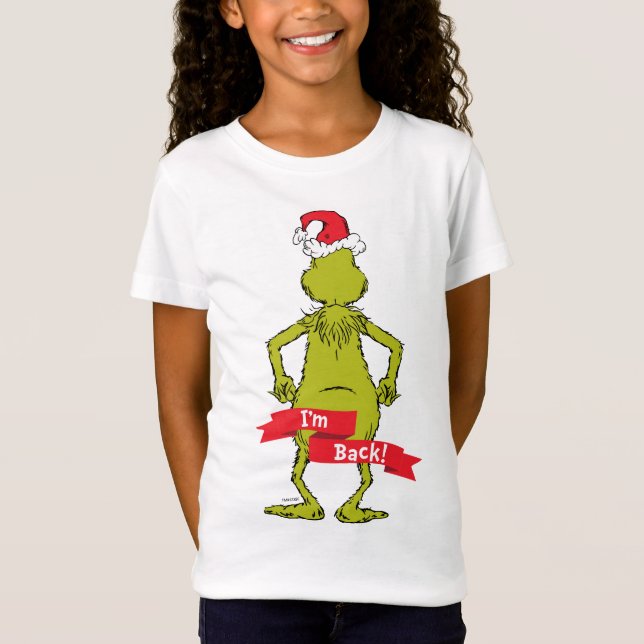 El Grinch | Estoy de vuelta en camiseta (Anverso)