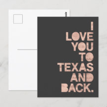 El gris rosado te quiere a Texas y la postal de vu