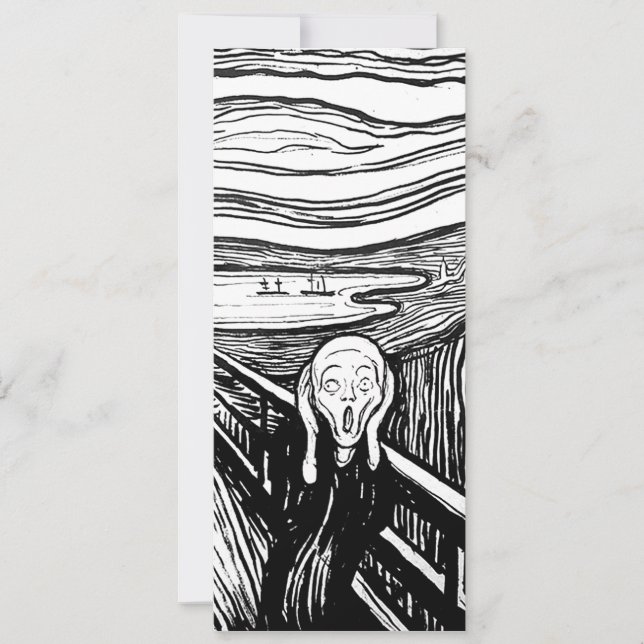 El grito de Edvard Munch (Anverso)