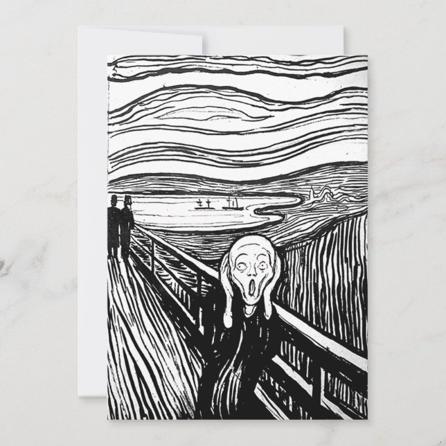 El grito de Edvard Munch (Anverso)
