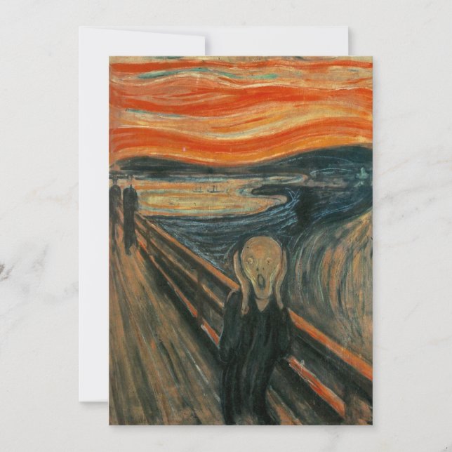 El grito de Edvard Munch (Anverso)