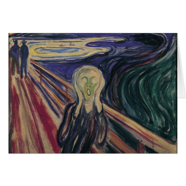 El grito de Edvard Munch, el expresionismo vintage (Anverso (Horizontal))