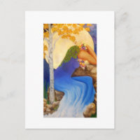 El grito de la madre naturaleza, la postal