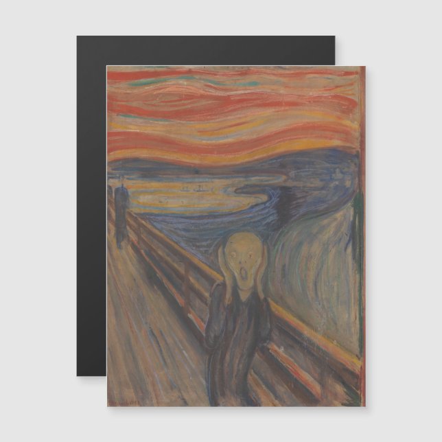 El grito de la naturaleza de Edvard Munch 1893 (Anverso/Reverso)