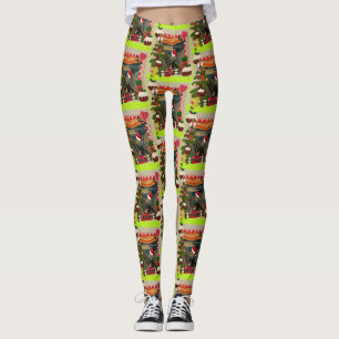 el grito de los navidades feos leggings