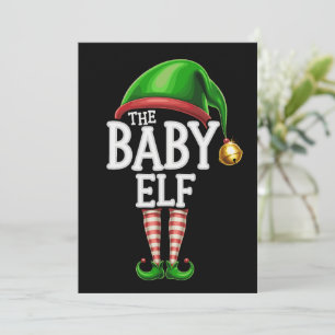 El grupo de elfos bebés a juego familiar Navidad